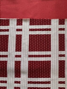 Vintage Plaid Textile Quilting Squares